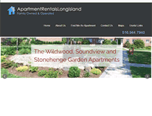 Tablet Screenshot of apartmentrentalslongisland.com